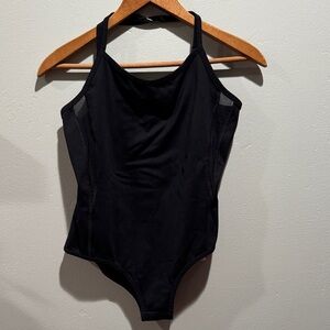 NWT New Forever 21 Sport Luxe 1 Piece Jumpsuit Bodysuit Moisture Wicking Fabric